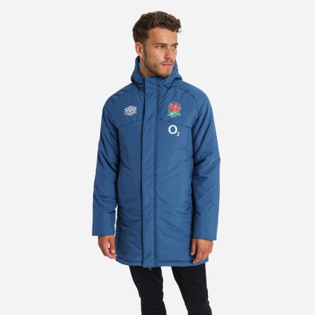 Fotbalové Bundy Umbro England Rugby 22/23 Polstrovaný Jacket Blankyt | CZ-67811