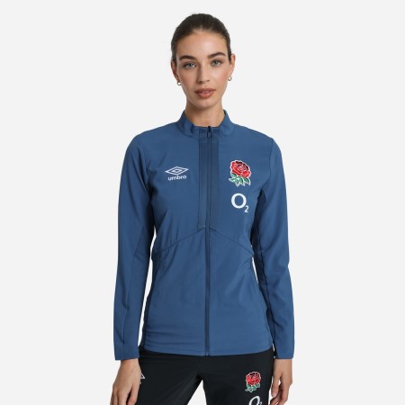 Fotbalové Bundy Umbro England Rugby 22/23 Presentation Jacket Blankyt | CZ-40608