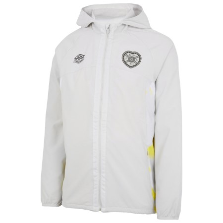 Fotbalové Bundy Umbro Heart Of Midlothian F.c. 22/23 Shower Jacket Bílé Žluté | CZ-33817