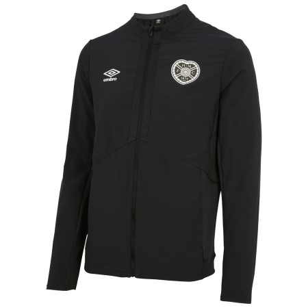 Fotbalové Bundy Umbro Heart Of Midlothian F.c. 22/23 Presentation Jacket Černé | CZ-46880