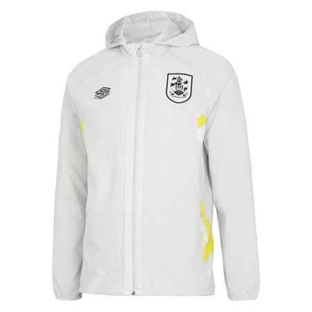 Fotbalové Bundy Umbro Huddersfield Town 22/23 Shower Jacket Bílé Žluté | CZ-12016