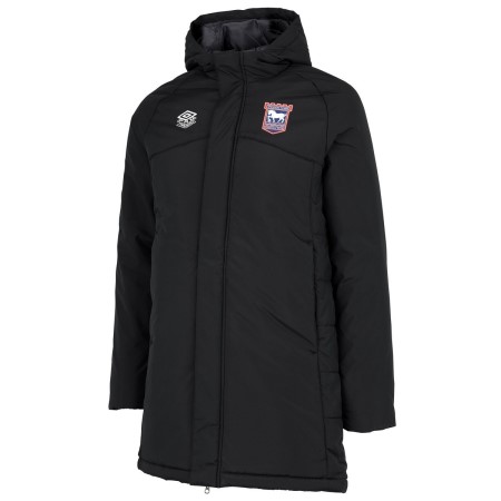Fotbalové Bundy Umbro Ipswich Town 22/23 Polstrovaný Jacket Černé | CZ-47947