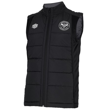 Fotbalové Fotbalové Bundy Umbro Brentford 22/23 Gilet Černé | CZ-76274