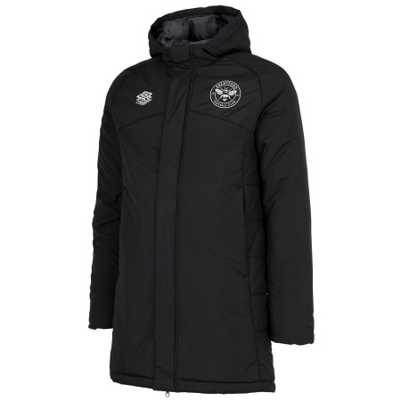 Fotbalové Fotbalové Bundy Umbro Brentford 22/23 Polstrovaný Jacket Černé | CZ-81031