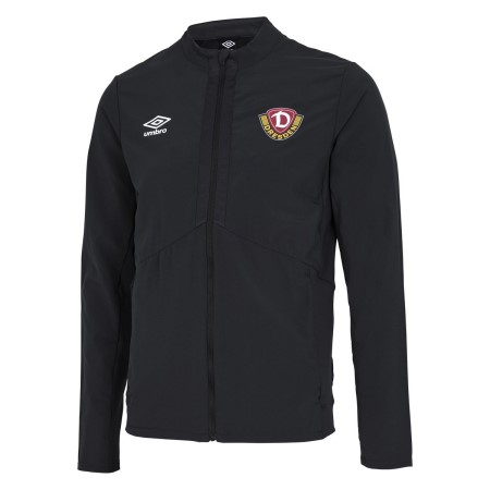 Fotbalové Fotbalové Bundy Umbro Dynamo Dresden 22/23 Presentation Jacket Černé | CZ-45765