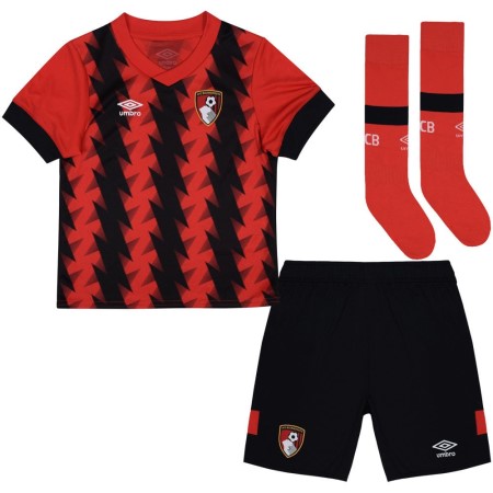 Fotbalové Football Dresy Umbro AFC Bournemouth 22/23 Home Infant Kit Červené Černé | CZ-48120
