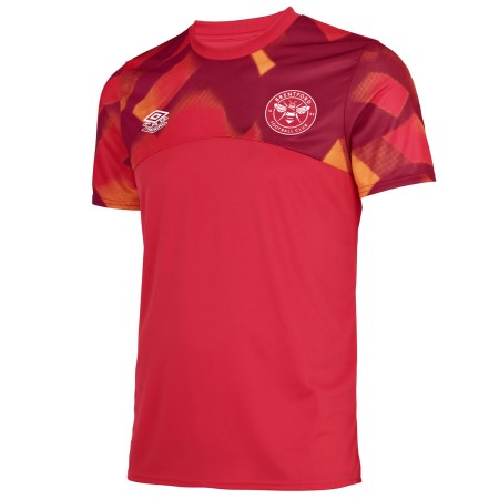 Fotbalové Football Dresy Umbro Brentford 22/23 Warm Up Jersey Junior Červené | CZ-10335
