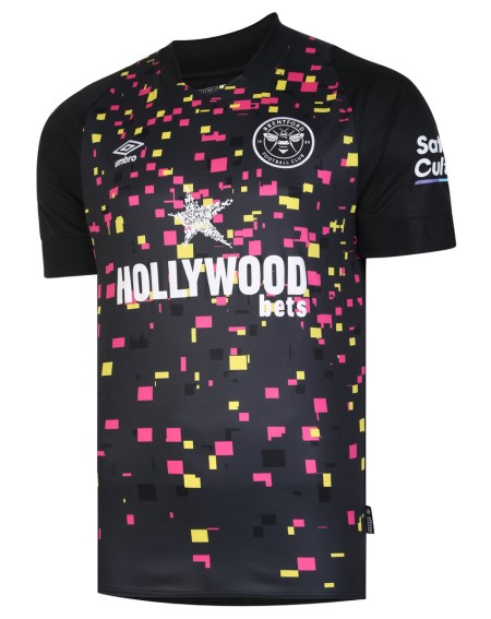 Fotbalové Football Dresy Umbro Brentford 22/23 Third Jersey Černé | CZ-84784