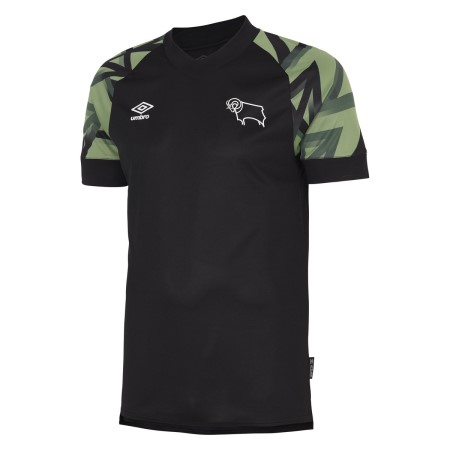 Fotbalové Football Dresy Umbro Derby County 22/23 Away Jersey Černé Maskáčové | CZ-04186