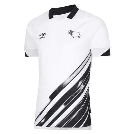 Fotbalové Football Dresy Umbro Derby County 22/23 Home Jersey Bílé Černé | CZ-70877