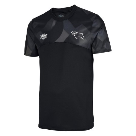 Fotbalové Football Dresy Umbro Derby County 22/23 Warm Up Jersey Černé | CZ-86149