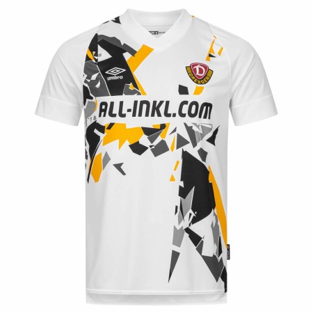 Fotbalové Football Dresy Umbro Dynamo Dresden 22/23 Away Jersey Bílé Černé | CZ-87062