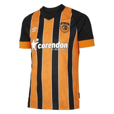 Fotbalové Football Dresy Umbro Hull City 22/23 Home Jersey Černé Žluté | CZ-11937