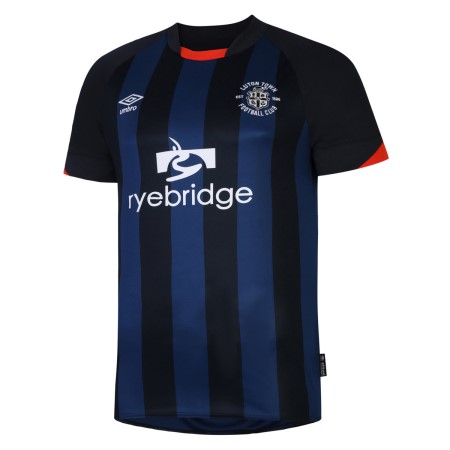 Fotbalové Football Dresy Umbro Luton Town 22/23 Third Jersey Černé Tmavě Blankyt | CZ-05810
