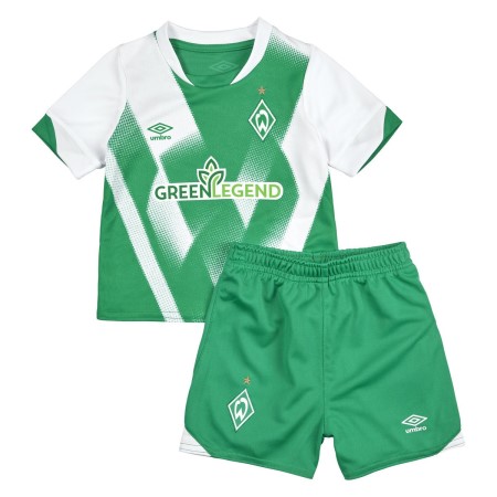 Fotbalové Football Dresy Umbro Werder Bremen 22/23 Home Baby Kit Zelene Bílé | CZ-56120