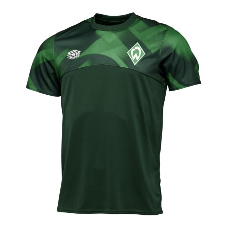 Fotbalové Football Dresy Umbro Werder Bremen 22/23 Warm Up Jersey Junior Zelene Zelene | CZ-67480