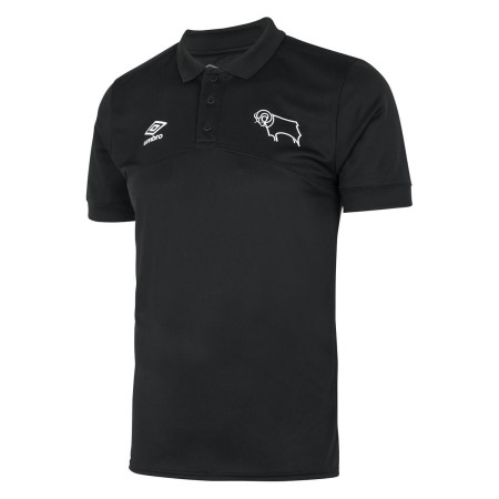 Fotbalové Fotbalové Polo Umbro Derby County 22/23 Poly Polo Černé | CZ-91242