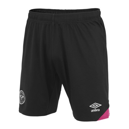 Fotbalové Fotbalové Šortky Umbro Brentford 22/23 Third Krátké Junior Černé | CZ-64743