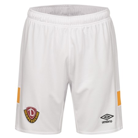 Fotbalové Fotbalové Šortky Umbro Dynamo Dresden 22/23 Away Krátké Junior Bílé | CZ-04572