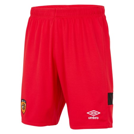 Fotbalové Fotbalové Šortky Umbro Hull 22/23 Away Krátké Junior Červené | CZ-83337