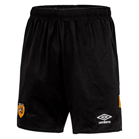 Fotbalové Fotbalové Šortky Umbro Hull City 22/23 Home Krátké Černé | CZ-59703