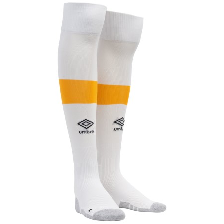 Fotbalové Fotbalové Ponožky Umbro Dynamo Dresden 22/23 Away Sock Junior Bílé Žluté | CZ-92593