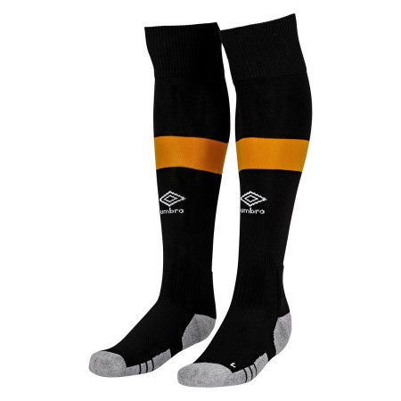 Fotbalové Fotbalové Ponožky Umbro Hull City 22/23 Home Sock Junior Černé Žluté | CZ-04027