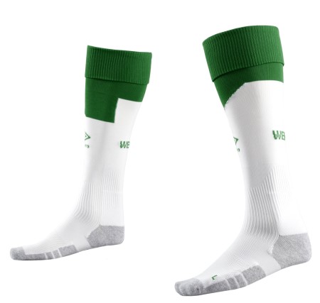 Fotbalové Fotbalové Ponožky Umbro Werder Bremen 22/23 Home Sock Junior Zelene Bílé | CZ-79811