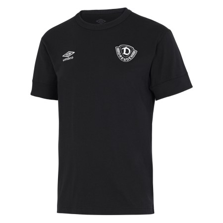 Fotbalové Fotbalová Trička Umbro Dynamo Dresden 22/23 Travel Tee Černé | CZ-60512