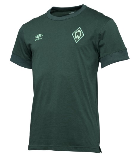Fotbalové Fotbalová Trička Umbro Werder Bremen 22/23 Travel Tee Zelene | CZ-88517