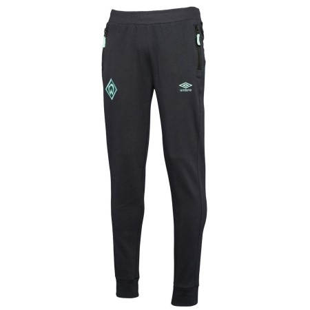 Fotbalové Fotbalové Kalhoty Umbro Werder Bremen 22/23 Travel Pant Černé | CZ-65108