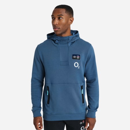 Fotbalové Mikiny S Kapucí Umbro England Rugby 22/23 Overhead Hoody Blankyt | CZ-59273