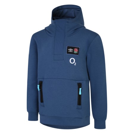 Fotbalové Mikiny S Kapucí Umbro England Rugby 22/23 Overhead Hoody Junior Blankyt | CZ-99634