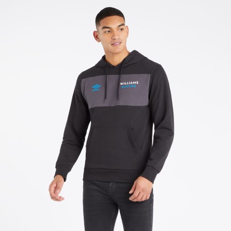 Fotbalové Mikiny S Kapucí Umbro Williams Intertia Hood Černé | CZ-82616