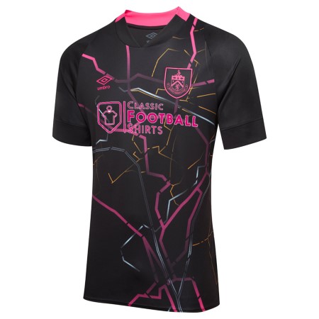 Fotbalové Dresy Umbro Burnley FC 22/23 Third Jersey Černé Růžové | CZ-40405