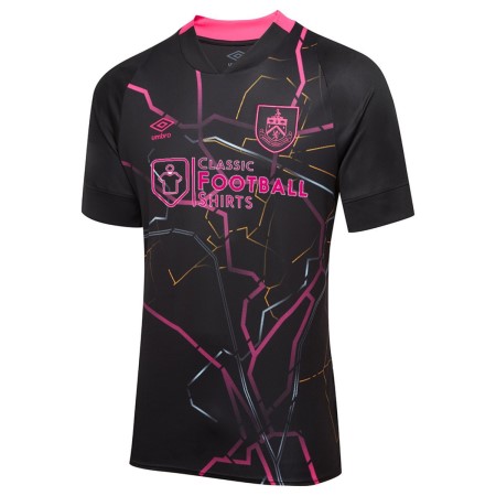 Fotbalové Dresy Umbro Burnley FC 22/23 Third Jersey Junior Černé Růžové | CZ-95444
