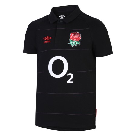 Fotbalové Dresy Umbro England Rugby 22/23 Alternate Classic Jersey Junior Černé Červené | CZ-00000
