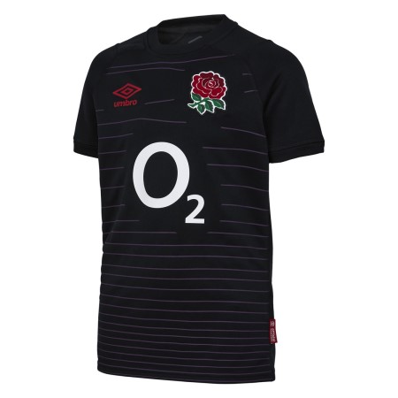 Fotbalové Dresy Umbro England Rugby 22/23 Alternate Replica Jersey Junior Černé Červené | CZ-00468