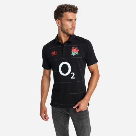 Fotbalové Dresy Umbro England Rugby 22/23 Alternate Classic Jersey Černé Červené | CZ-23171