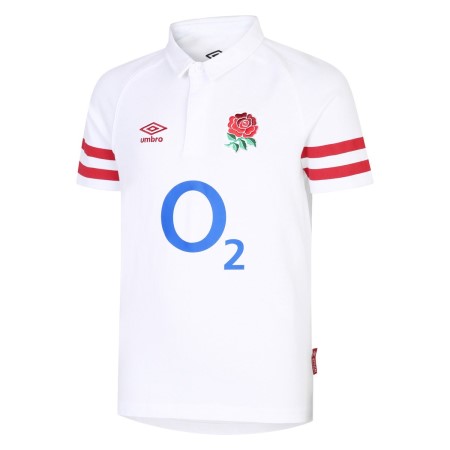 Fotbalové Dresy Umbro England Rugby 22/23 Home Classic Jersey Junior Bílé Červené | CZ-29266