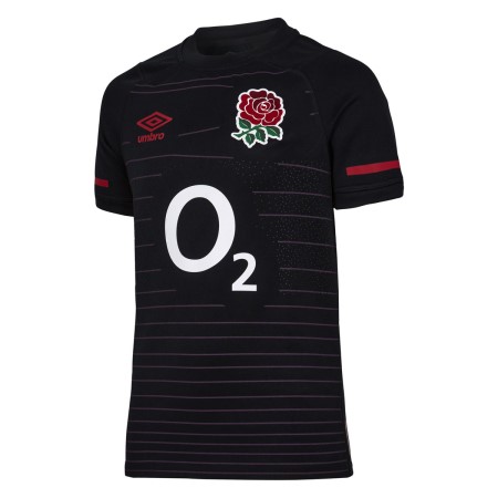 Fotbalové Dresy Umbro England Rugby 22/23 Alternate Pro Jersey Junior Černé Červené | CZ-51651