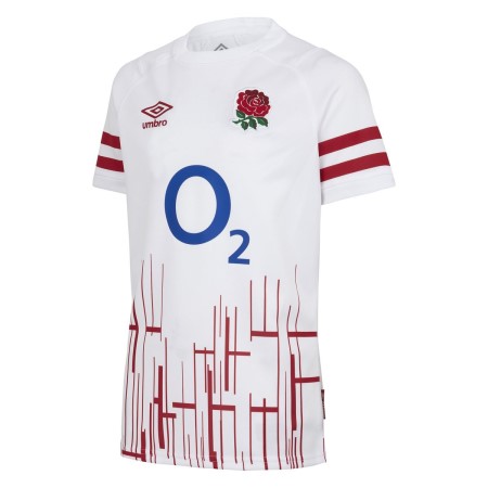 Fotbalové Dresy Umbro England Rugby 22/23 Home Replica Jersey Junior Bílé Červené | CZ-70207