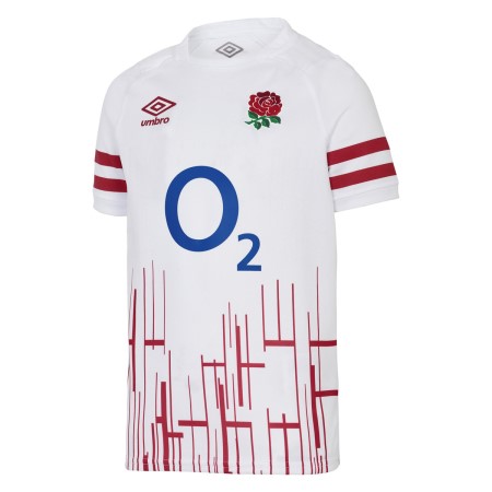 Fotbalové Dresy Umbro England Rugby 22/23 Home Pro Jersey Junior Bílé Červené | CZ-75277