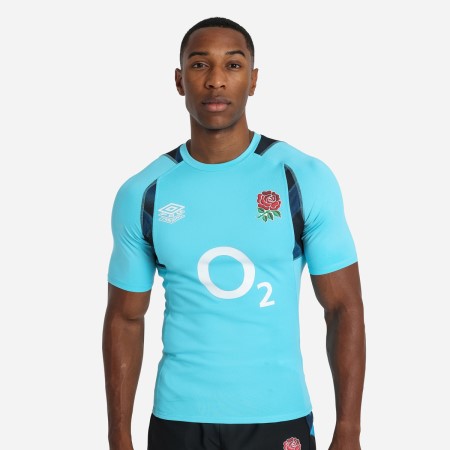 Fotbalové Dresy Umbro England Rugby 22/23 Tréninková Jersey Blankyt Černé | CZ-89065