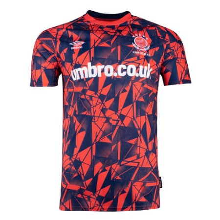 Fotbalové Dresy Umbro Linfield FC 22/23 Away Jersey Junior Červené Tmavě Blankyt | CZ-07209