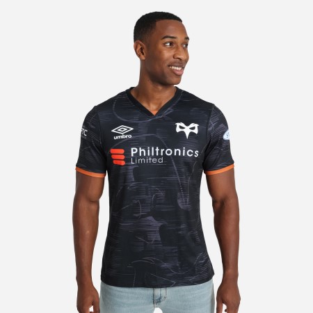 Fotbalové Dresy Umbro Ospreys 22/23 Home Replica Jersey Tmavě Šedé | CZ-81414