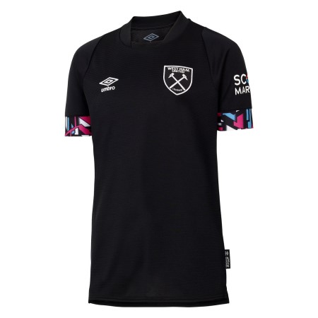 Fotbalové Dresy Umbro West Ham Utd 22/23 Away Jersey Junior Černé | CZ-70278