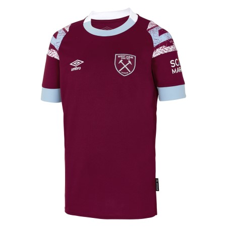 Fotbalové Dresy Umbro West Ham Utd 22/23 Home Jersey Tmavě Červené Blankyt | CZ-54948