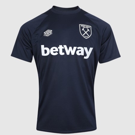 Fotbalové Dresy Umbro West Ham Utd 22/23 Tréninková Jersey Tmavě Tmavě Blankyt Červené | CZ-17048