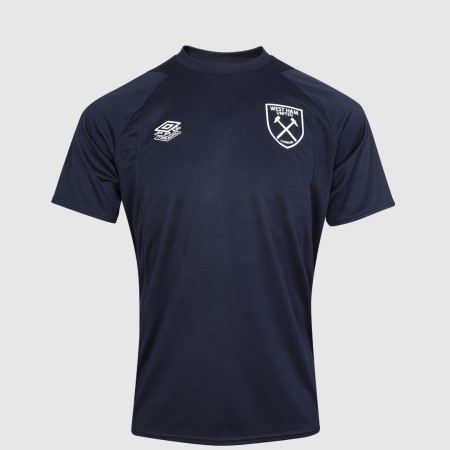 Fotbalové Dresy Umbro West Ham Utd 22/23 Tréninková Jersey Junior Tmavě Tmavě Blankyt Červené | CZ-20918